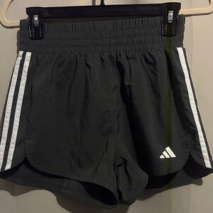 Adidas Women's Charcoal Gray Athletic Shorts